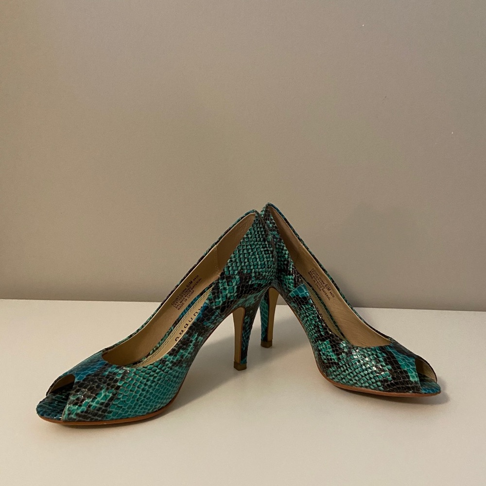 Snake skin heels